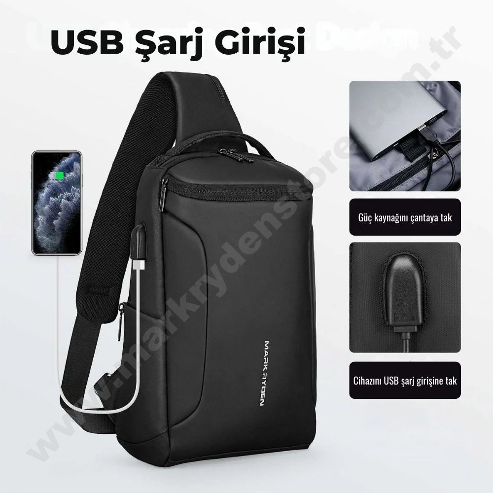 Navarro II Mini | Mark Ryden Sırt Çantası USB şarj portu