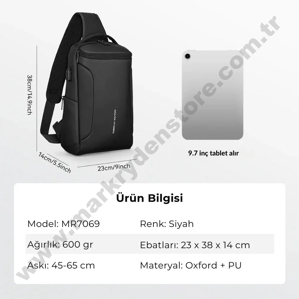 Navarro II Mini | Mark Ryden Sırt Çantası USB şarj portu