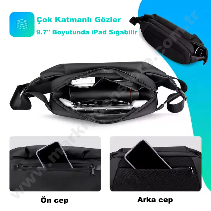 Peiano Upgrade | Mark Ryden Su Geçirmez Omuz ve Bel Çantası