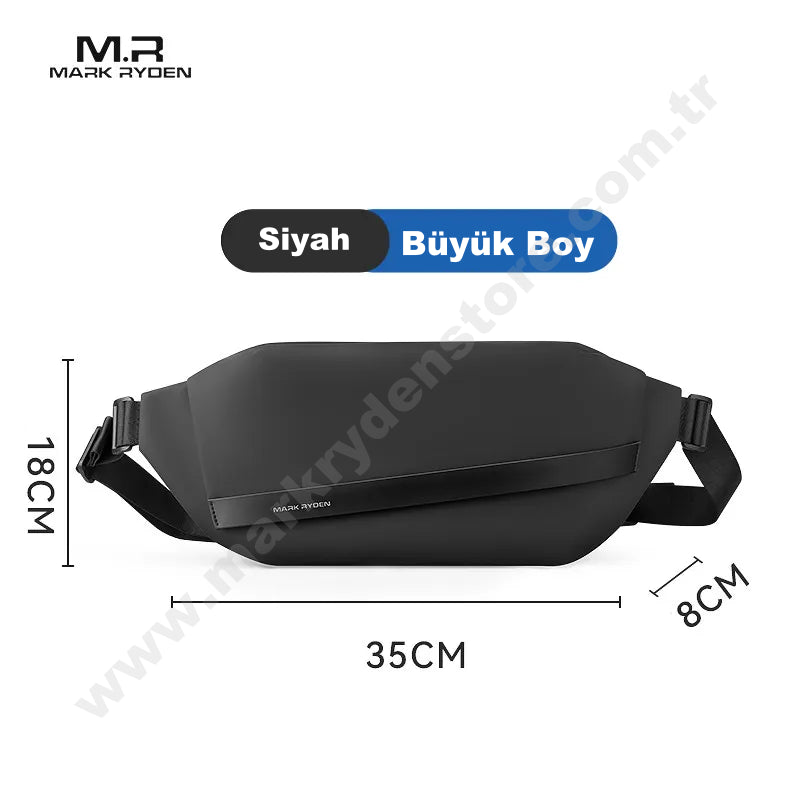 Peiano Upgrade | Mark Ryden Su Geçirmez Omuz ve Bel Çantası