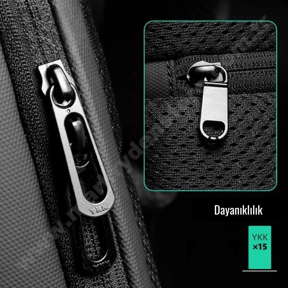 Torino | Mark Ryden Su Geçirmez Omuz Çantası USB şarj portu